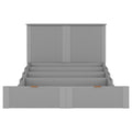 Cama plegable tamaño matrimonial tipo gabinete con almacenamiento y puertos USB