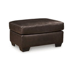 Leather and Faux Leather Ottoman