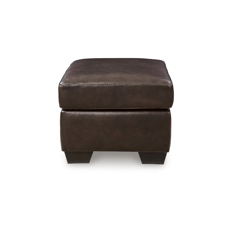 Leather and Faux Leather Ottoman