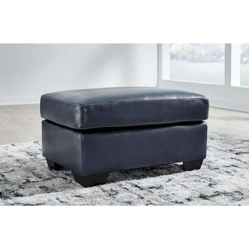 Leather and Faux Leather Ottoman