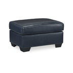 Leather and Faux Leather Ottoman