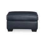 Leather and Faux Leather Ottoman