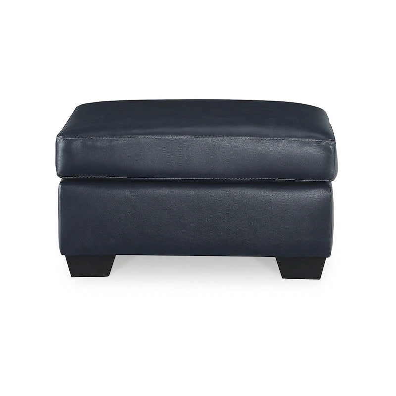 Leather and Faux Leather Ottoman