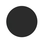 Black Round Tempered Glass Tabletop with Beveled Edge