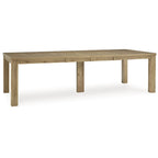 Tavolo da pranzo allungabile marrone chiaro - 113 x 274,3 x 76,5 cm