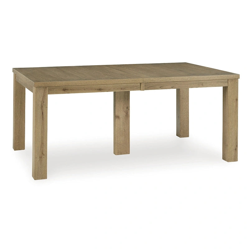 Tavolo da pranzo allungabile marrone chiaro - 113 x 274,3 x 76,5 cm