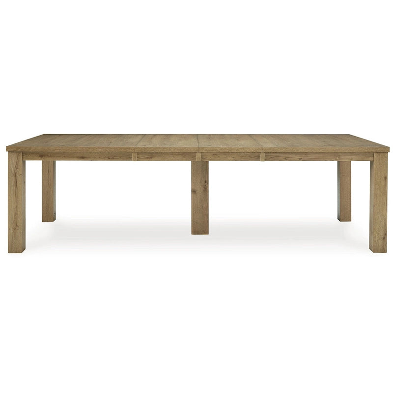Tavolo da pranzo allungabile marrone chiaro - 113 x 274,3 x 76,5 cm