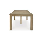 Tavolo da pranzo allungabile marrone chiaro - 113 x 274,3 x 76,5 cm