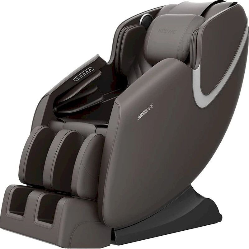 Sillón reclinable de masaje de gravedad cero con calor y rodillos para pies