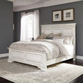 The Gray Barn Abbey Park Antique White King Panel Bed