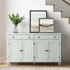 Ruby 58Traditional Wide 2 Drawer Sideboard with Adjustable Shelves By HULALA HOME