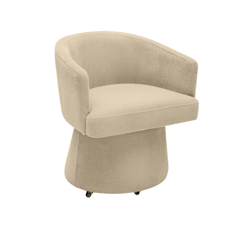 Silla de escritorio con ruedas de chenilla reciclada