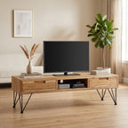 vidaXL TV Stand 47.2x13.8x13.8 Solid Teak