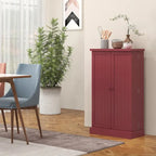 Armoire de garde-manger à 5 niveaux et double porte avec 12 rangements de porte
