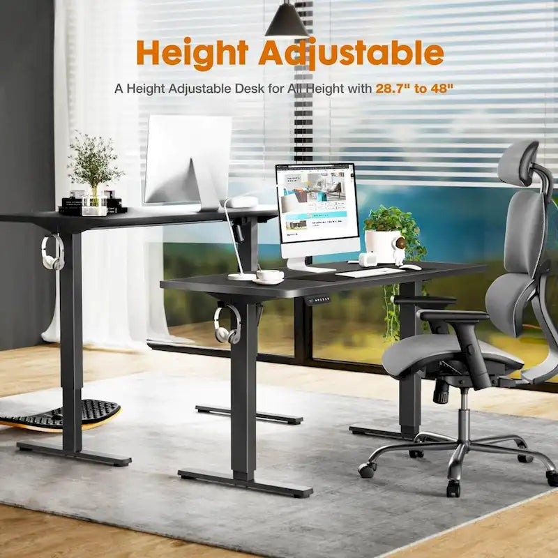 55 x 24-Inch Electric Height-Adjustable Standing Desk